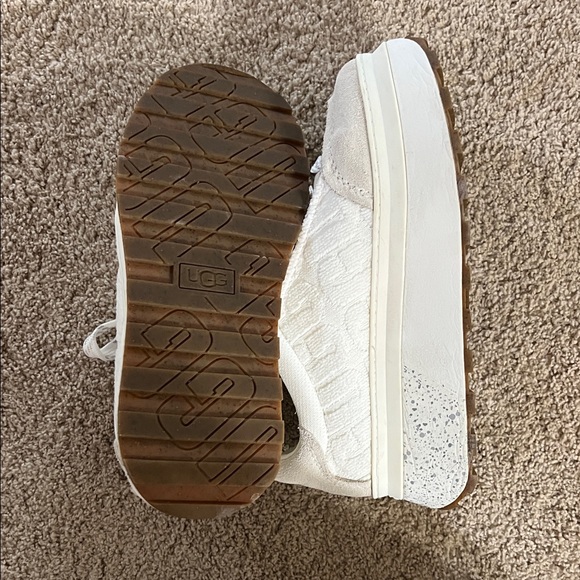 UGG White Platform Sneakers - Picture 3 of 5